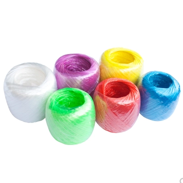 尼龙草球绳透明带封包线 多色新料2.5cm宽250克